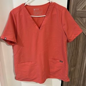 Figs scrub top only. Size Large.